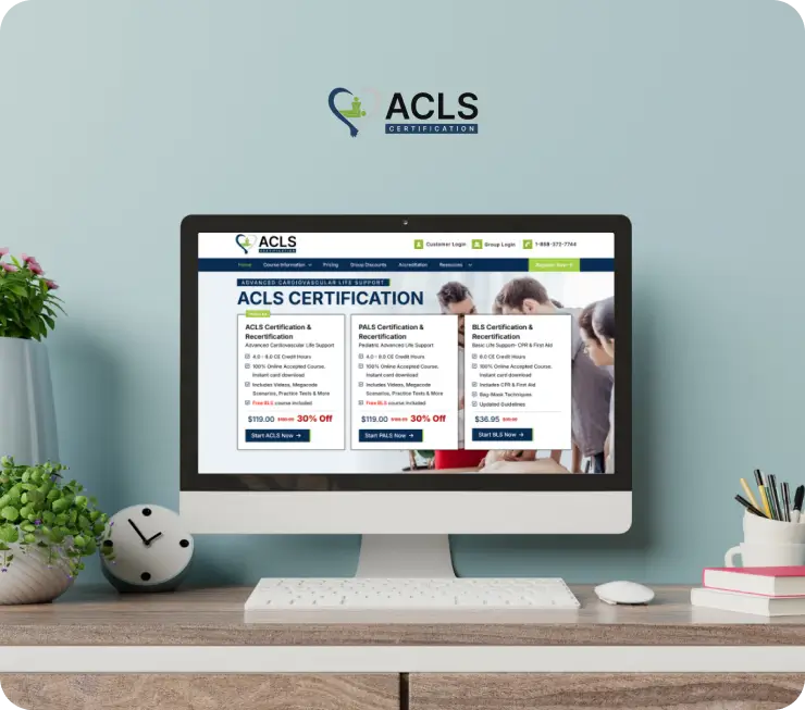 ACLS Now - eLearning Platform