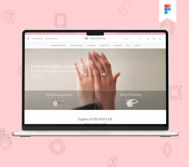 E-Commerce Jewellery UI UX Design
