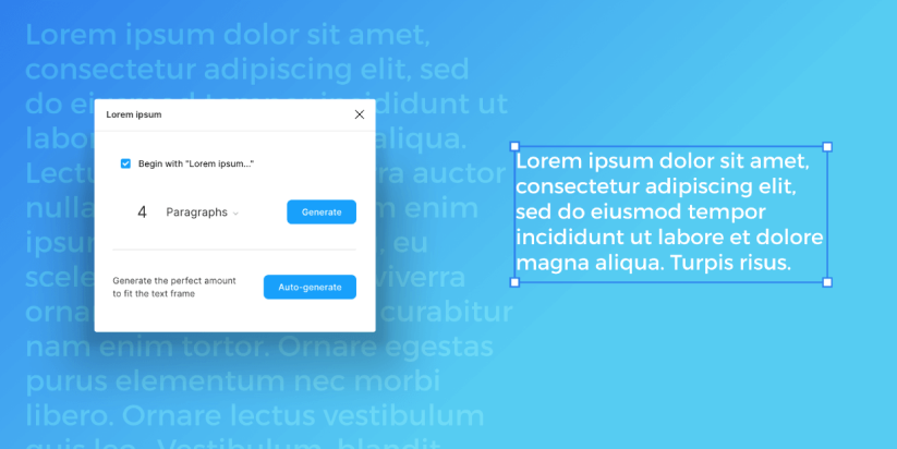 Lorem Ipsum Figma Plugin