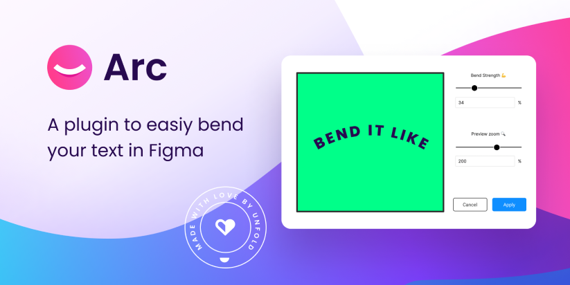 Arc - Bend Your Type Figma Plugin