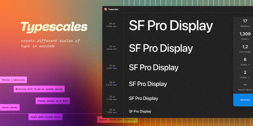 Type scale Figma Plugin