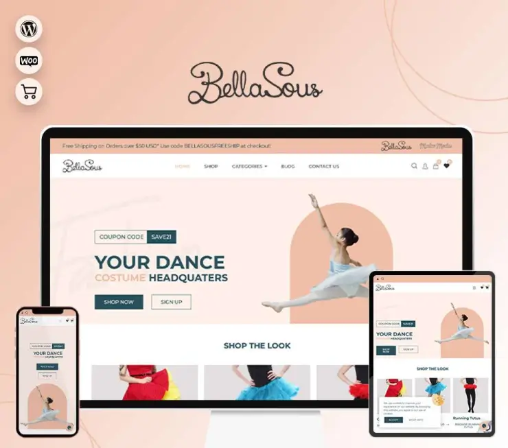 Bellasous - Online Stores | by eCommerce Website Design Agency