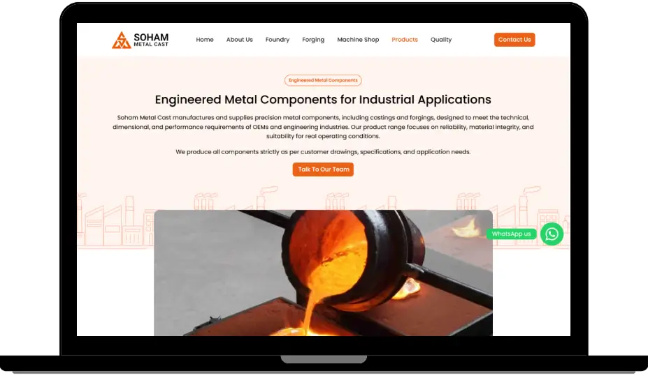 Portfolio - Soham Metal Cast